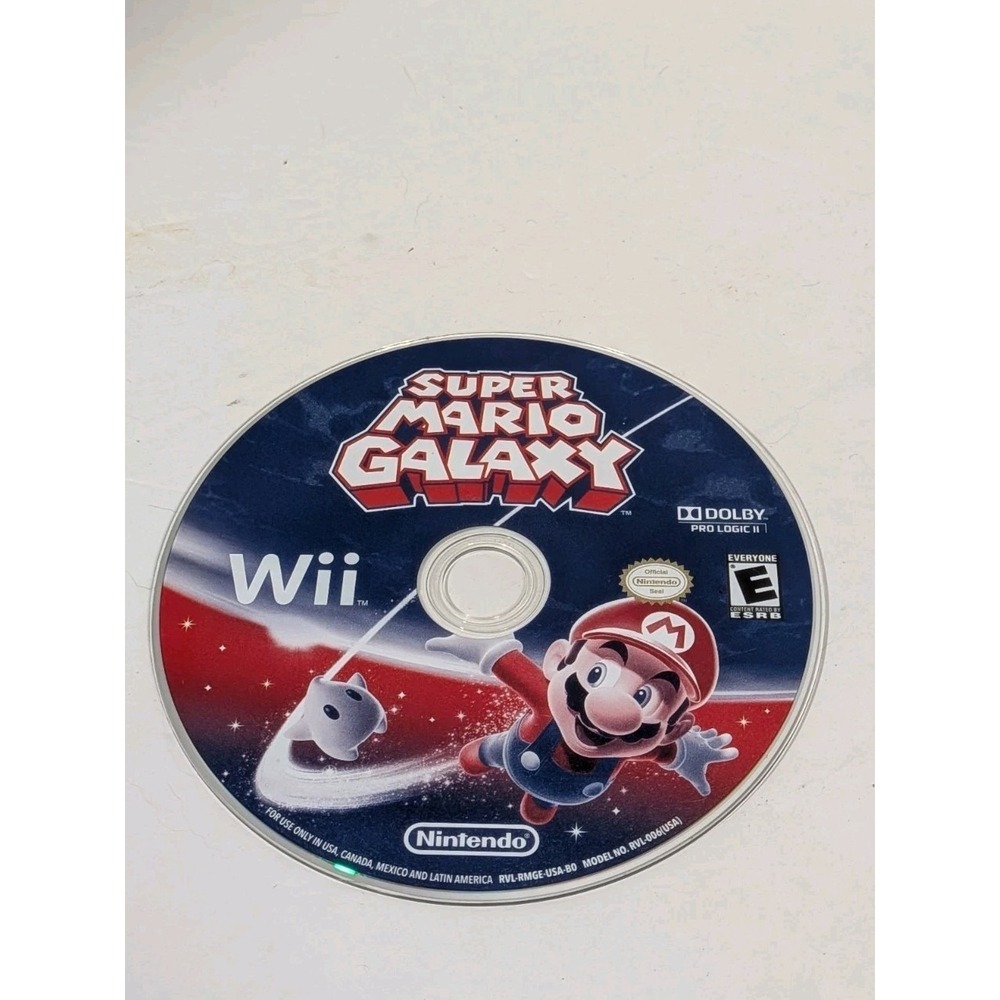 Super Mario Galaxy (Nintendo Wii, 2007) Used Disc Only